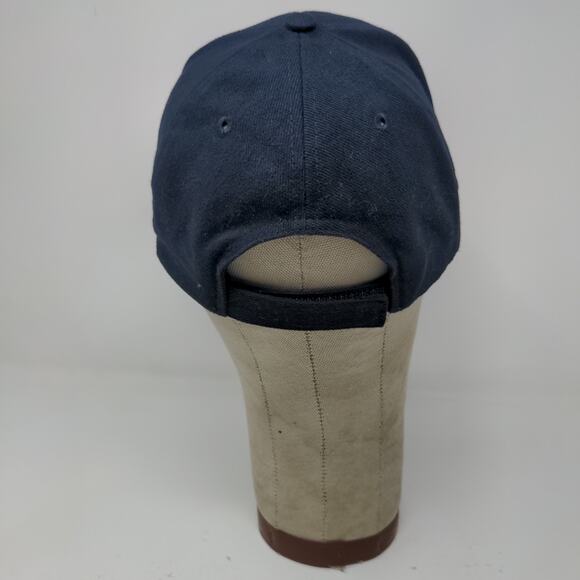 NBA Indiana Pacers Strapback Hat Embroidered Logo Blue Gold Adjustable - Picture 7 of 10